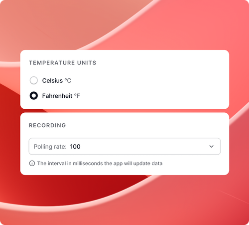 Cleanmeter — Minimalistic Real-Time System Monitor